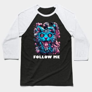 Lsd Cat Shirt - Psychedelic Cat Organism - Catsondrugs.com - #cats #catsofinsta#meow #kittens #catoftheday #kitty #love #cute #pet #animals #dogs #gatos #world #gato Baseball T-Shirt